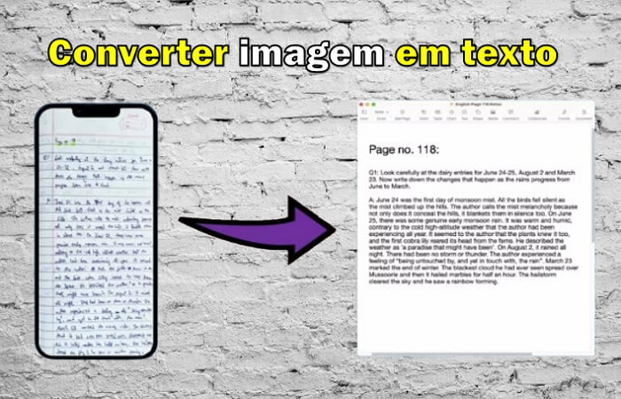 Converter imagem em texto - Reconheça texto de imagem online