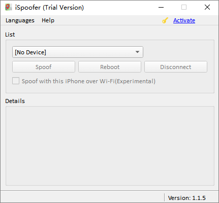 Abrir iSpoofer no PC