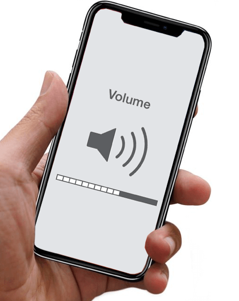 o volume do iPhone
