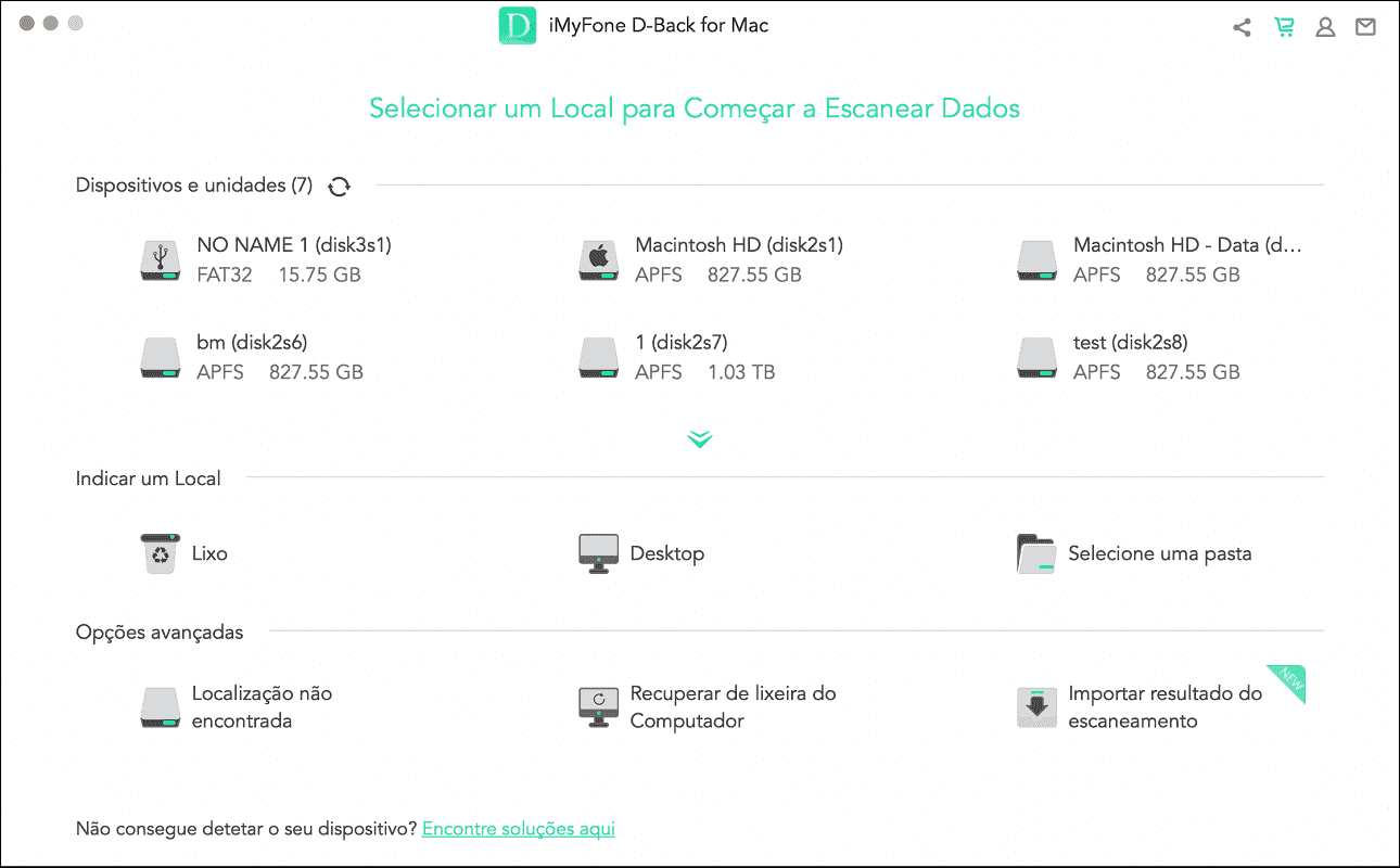 recuperar arquivos excluidos da lixeira mac com D-Back for Mac