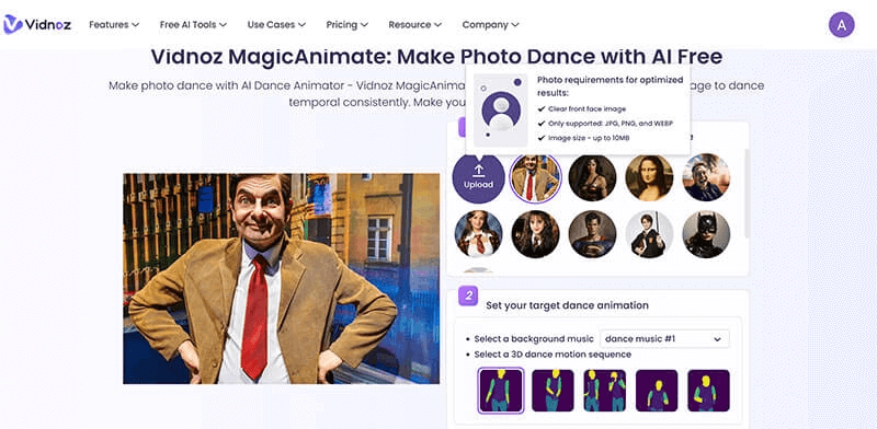 Vidnoz MagicAnimate