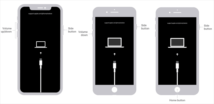 get iphone into recovery mode