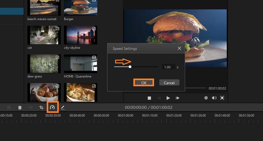 how to increase video speed filme-1