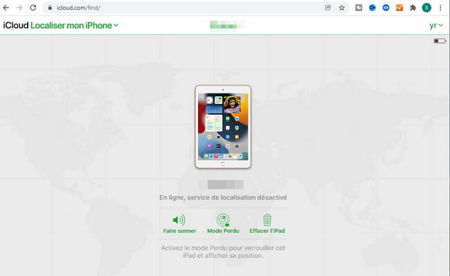 enlever le verrou d'activation d'iCloud sur iPad