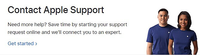 Lépjen az Apple támogatási központjába