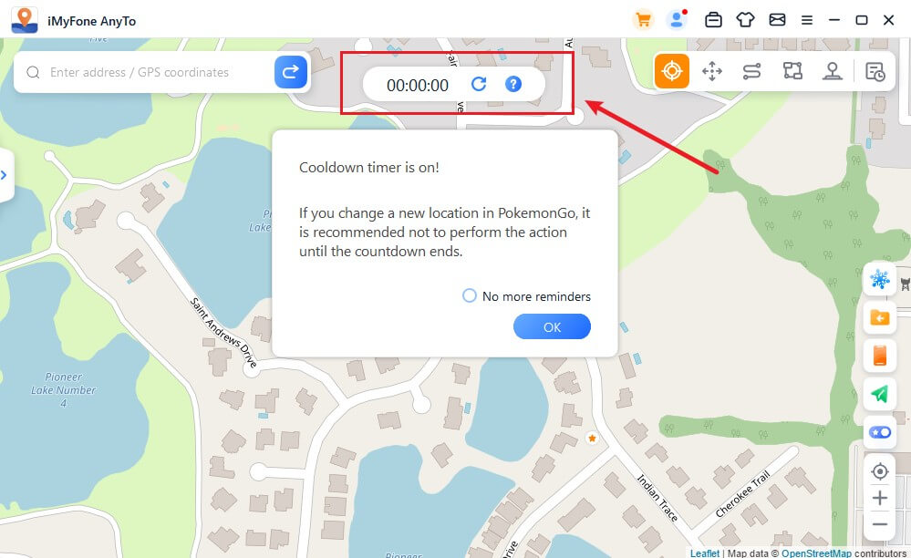 Pokémon Go hűtési időzítő