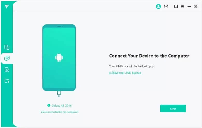 mulai mencadangkan data jalur