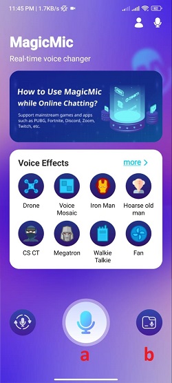 cara pakai voice changer di hp