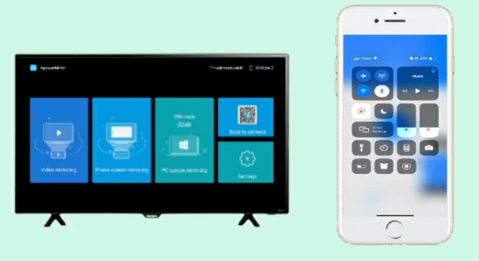 iPhone auf Philips TV mit ApowerMirror spiegeln