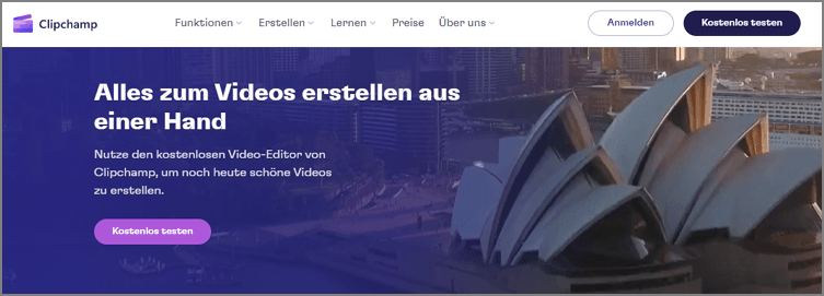Video unscharf scharf machen mit Clipchamp