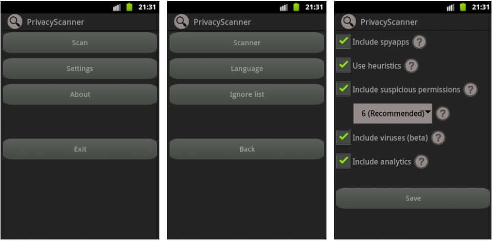 Privacy Scanner