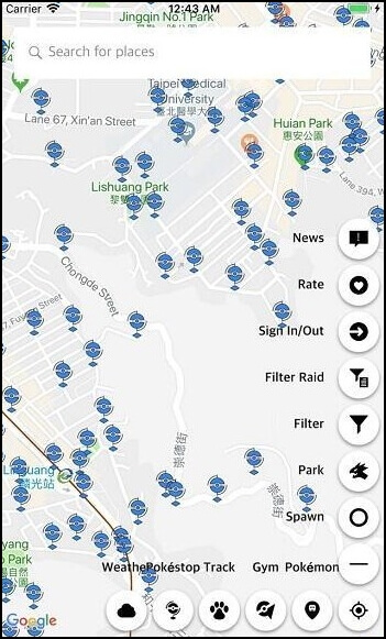 wecatch radar pokemon go