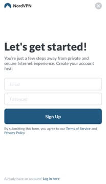 iniciar sesión en nord vpn