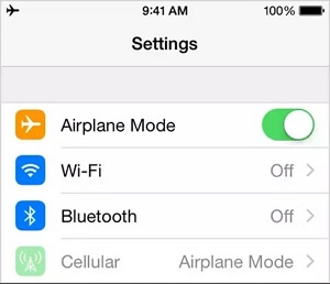 Reiniciar el modo Avión para hacer Pokemon Go Fly