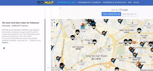 Pokémon Go mapa gimnasios pokemon maps