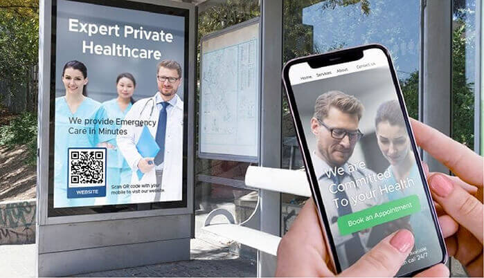 image qr code for healthcare