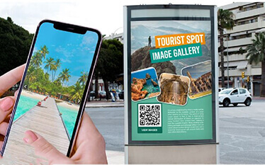 image qr code for tourism