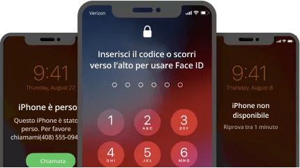 Rimuovere il blocco dello schermo e bypassare il blocco di attivazione