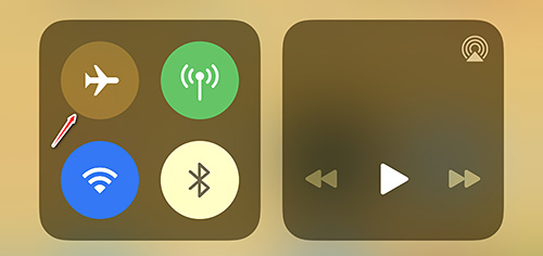iPhone 機内モード