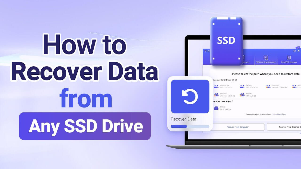 Kā atgūt izdzēstos failus no formatēta SSD pēc drošas dzēšanas