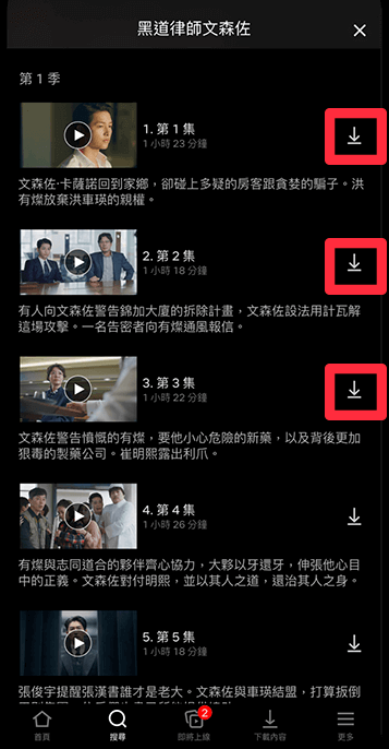 Netflix 影片下載